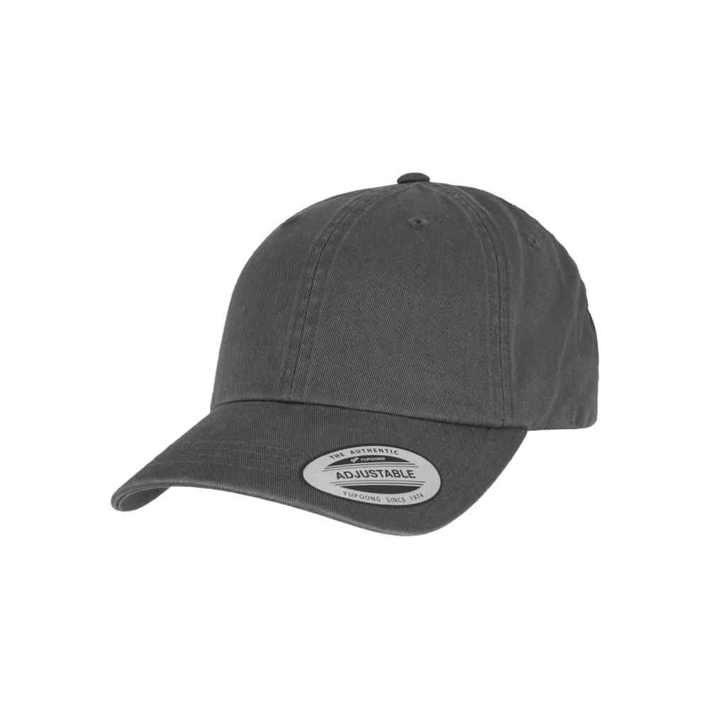 Flexfit - Low Profile Garment Washed Snapback Cap - Grey